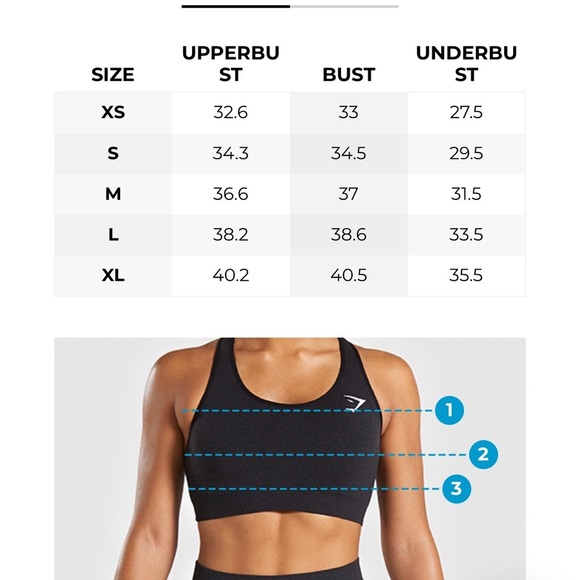 GYMSHARK SQUARE NECK BIKINI TOP ONLY - Picture 7 of 7